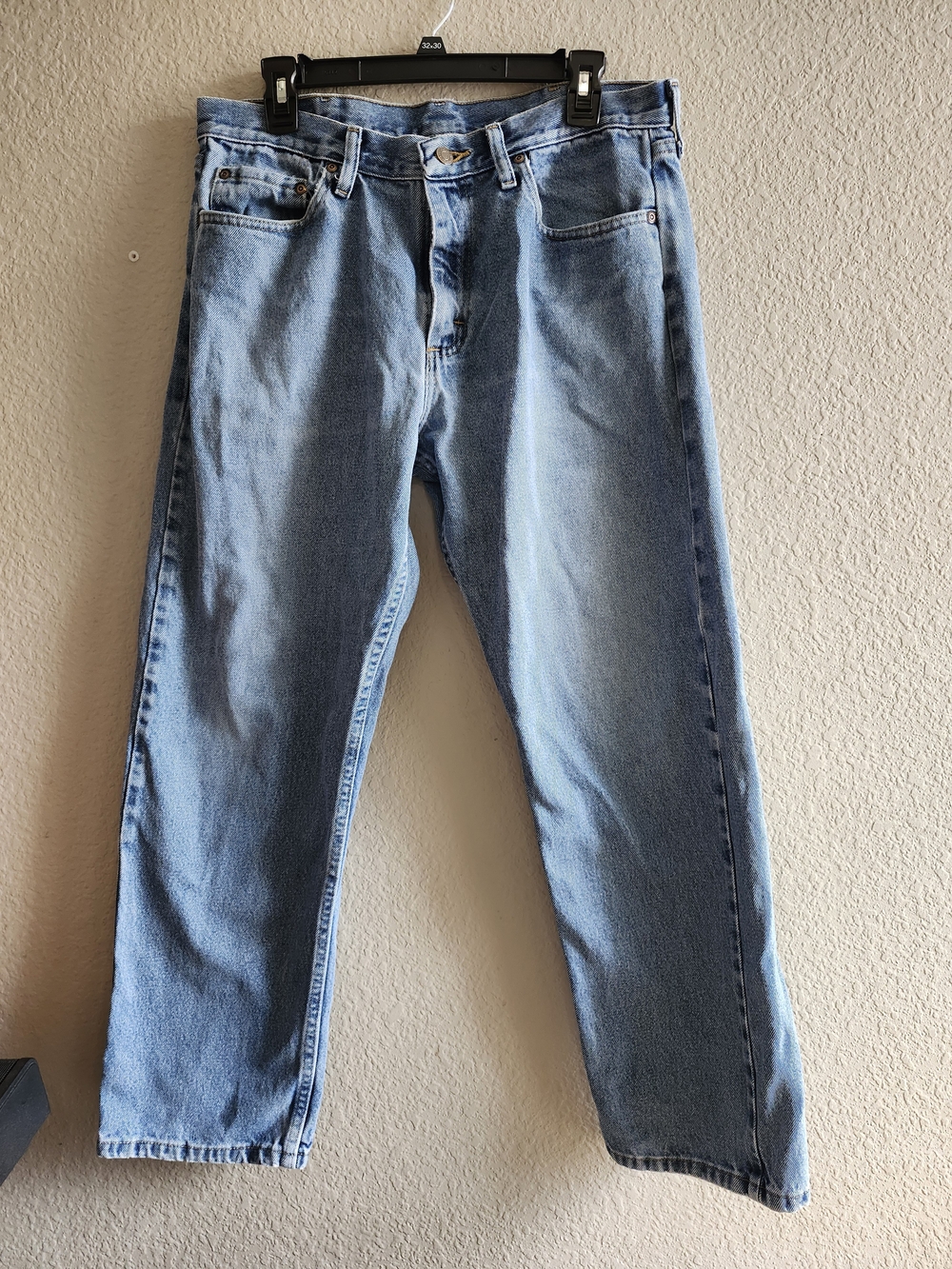 Wrangler Light Blue Straight-Leg Men's Jeans